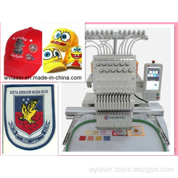 Single Head Embroidery Machine for Cap/T Shirt/Flat Embroidery (WY1201CS)